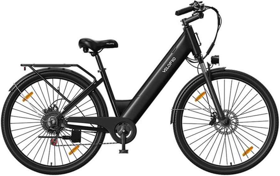 SmartAI C1 28 inch Elektrische Fiets 250W Motor 36V 13Ah Accu Bereik tot 80km Shi o 7-Snelheden Max 25km u Verende Voorvork -Elektrische stadsfietsen -Zwart - Foto 2