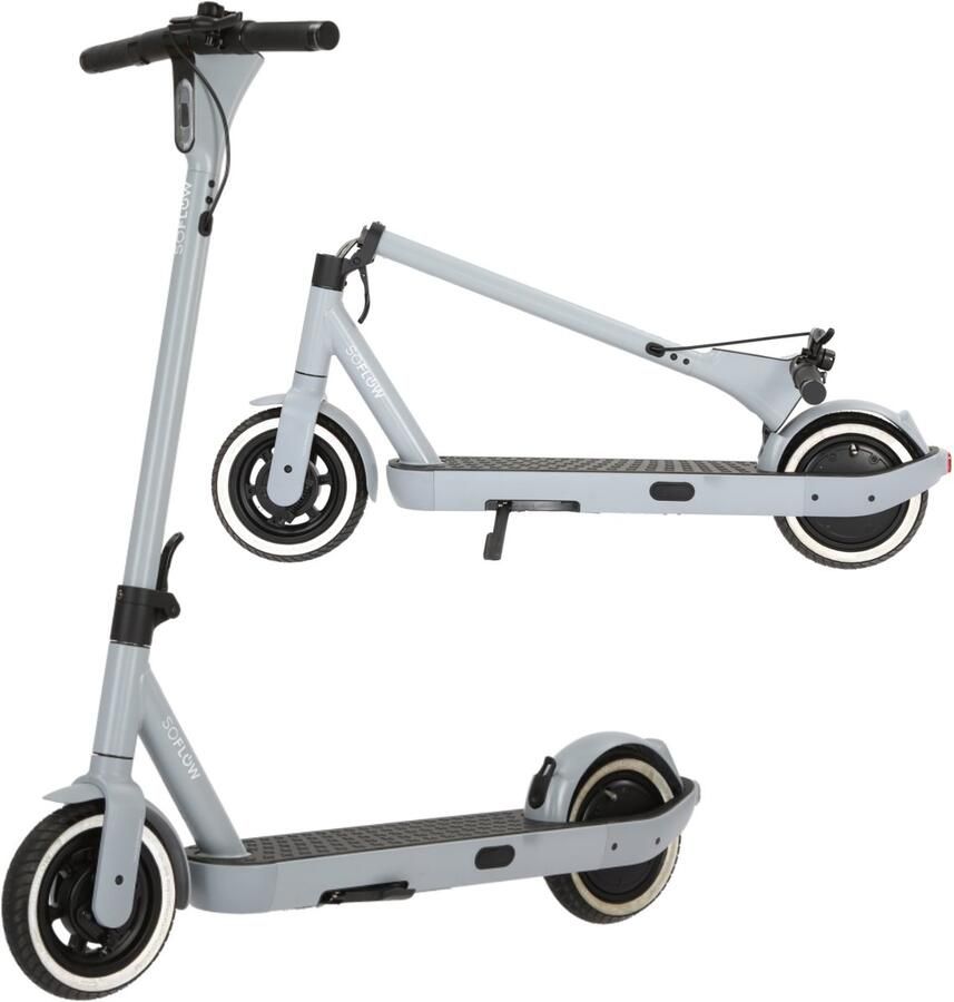 SoFlow S05 Elektrische Step met ABE 250W Motor — 36V 7.8A — HSnelheid 22 km h — 20 km Actieradius — 8.5 Inch Luchtbanden Vouwbaar — Dubbel Remsysteem — LED Verlichting