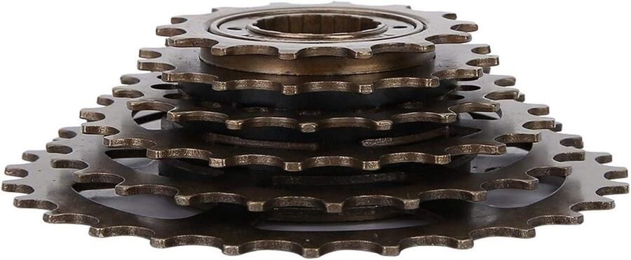 SouqOne Mountainbike Cassettetandwiel Fiets Vervangingsaccessoire Vrijloop 6 Versnellingen 14T-28T Slijtvast Duurzaam Geschikt voor Mountainbikes