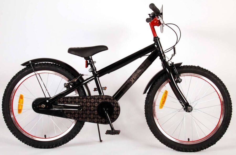 Volare Spider-Man Kinderfiets Jongens 20 inch Mat Zwart Twee Handremmen - Foto 3
