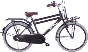 Spirit Cargo N3 Jongensfiets Mat-Zwart 24 inch
