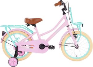 Spirit Diva Meisjesfiets Roze-groen 16 Inch