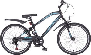 Spirit Rocky 7-Speed Jongensfiets Blauw 24 Inch