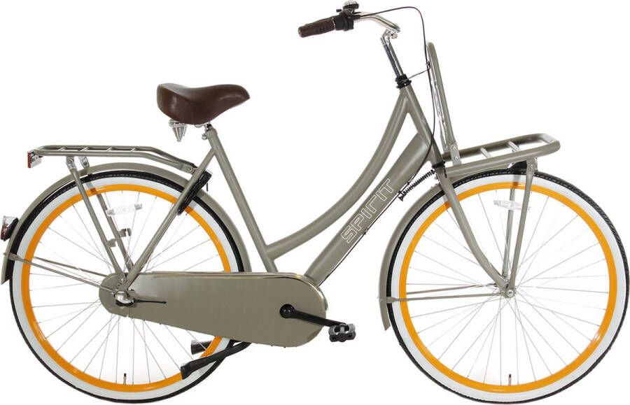Spirit Transportfiets Cargo N3 Damesfiets 3 versnellingen Taupe 57 cm