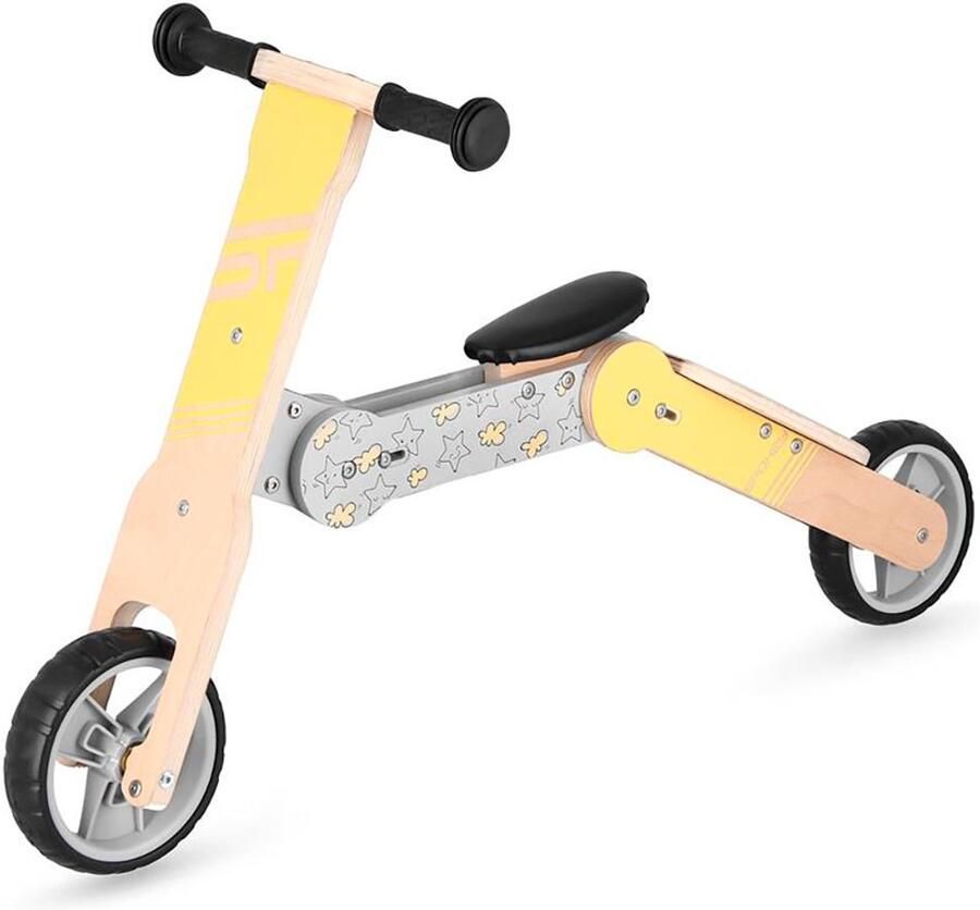 Spokey Woo-ride Multi 2in1 Loopfiets Geel Jongen