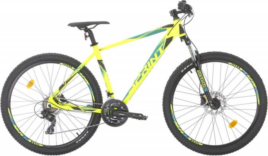Sprint Maverick Mountainbike 27.5 inch Fiets met 18 versnellingen Shi o Neon Groen Framemaat:48 cm Bk21SI0220 R9 - Foto 1