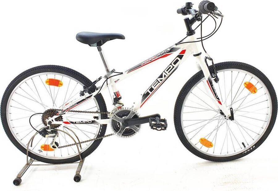 Sprint Probike Tempo Jongensfiets 24 inch Mountainbike 18 Versnellingen Shimano Wit Blauw Framemaat: 28 cm BK19PB0010 R4