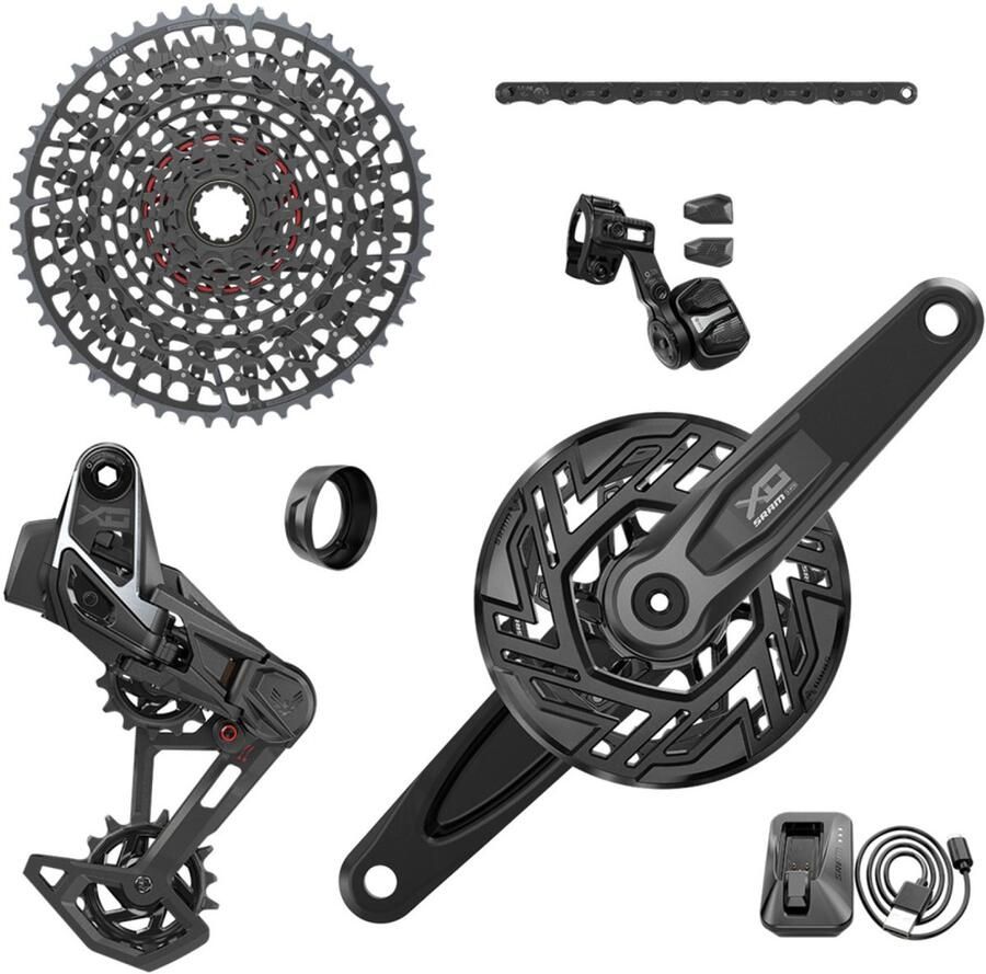 Sram X0 Axs Eagle E-mtb Bosch Groepset Zilver 160 mm 36t 10-52t