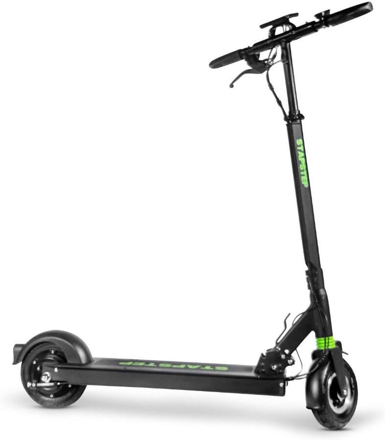 StapStep Lite+ Elektrische Step voor Volwassenen Electrische Step E Step Wettelijk Toegestaan 8 Inch 250W Snelheid tot 25km h Bereik tot 25km 13KG Compact Opvouwbaar Zwart Nieuw!