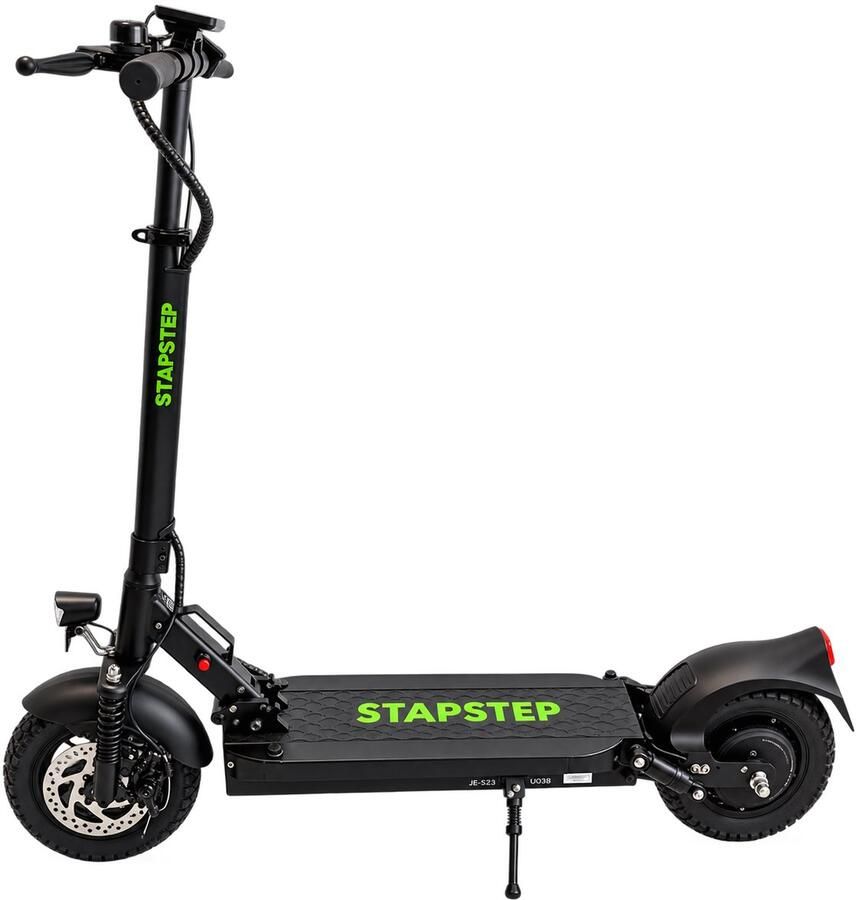 StapStep Pro X Elektrische Step voor Volwassenen Elektrische step E-step Wettelijk toegestaan 10 inch luchtbanden 250watt motor volledig inklapbaar Rijbereik tot 45km 21KG Snelheid tot 25km h Zwart