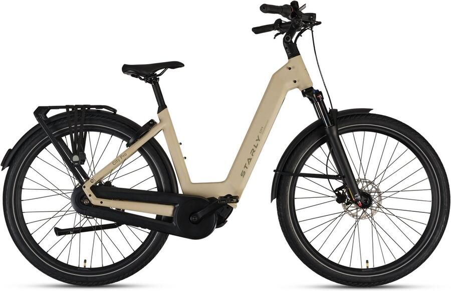 Starly city Pro Wave met Kettingkast Elektrische Fiets Mountain Grey 45cm