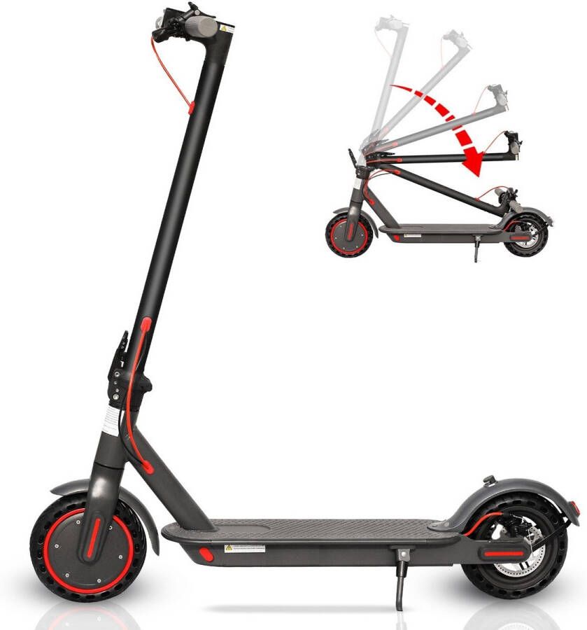 Stay-on Tuya Elektrische Step met Krachtige 350W Motor en Slot Snelheid tot 31km h Bereik tot 30km Compact Inklapbaar Inclusief Smart-App