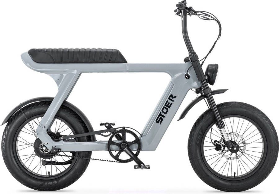 STOER Bikes Urban X Fatbike Grijs 250W Elektrische Fatbike