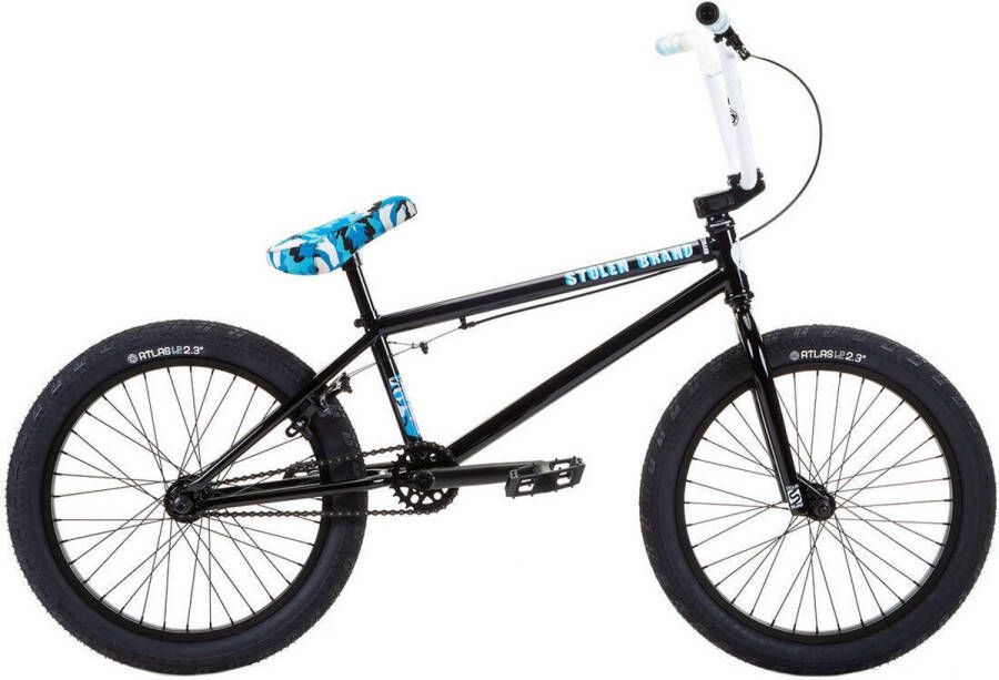 Stolen Stereo 20'' 2022 Freestyle BMX Fiets (20.75|Black Blue Camo)