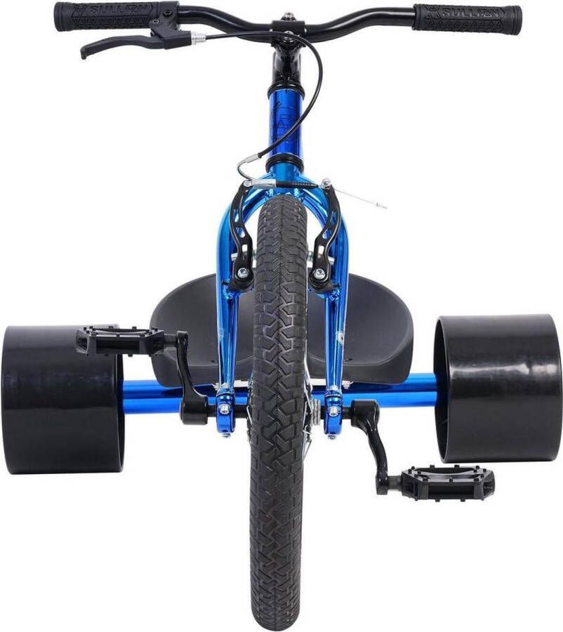 Sullivan Junior Big Wheel Slider Drift Trike met 18 voorwiel and V-rem blauw