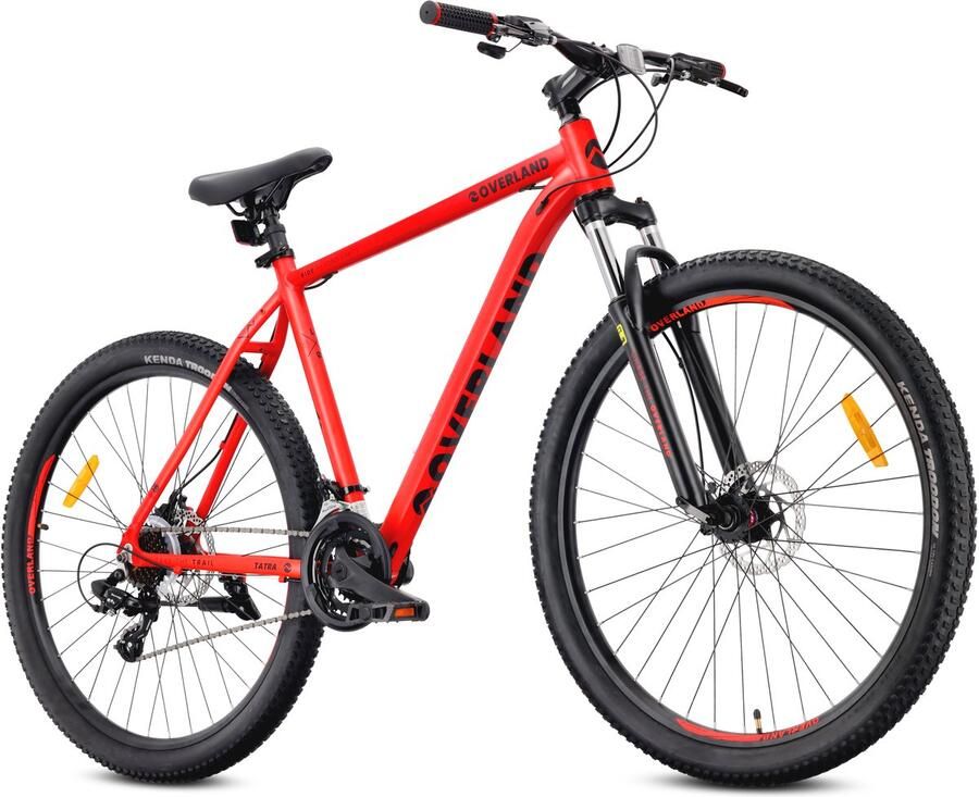 Sun Baby Mountainbike 29 Tatra Bikes Horizon MTB-fiets voor en fiets 29 inch 21 inch aluminium frame 7 versnellingen schokdemper schijfrem Zwart