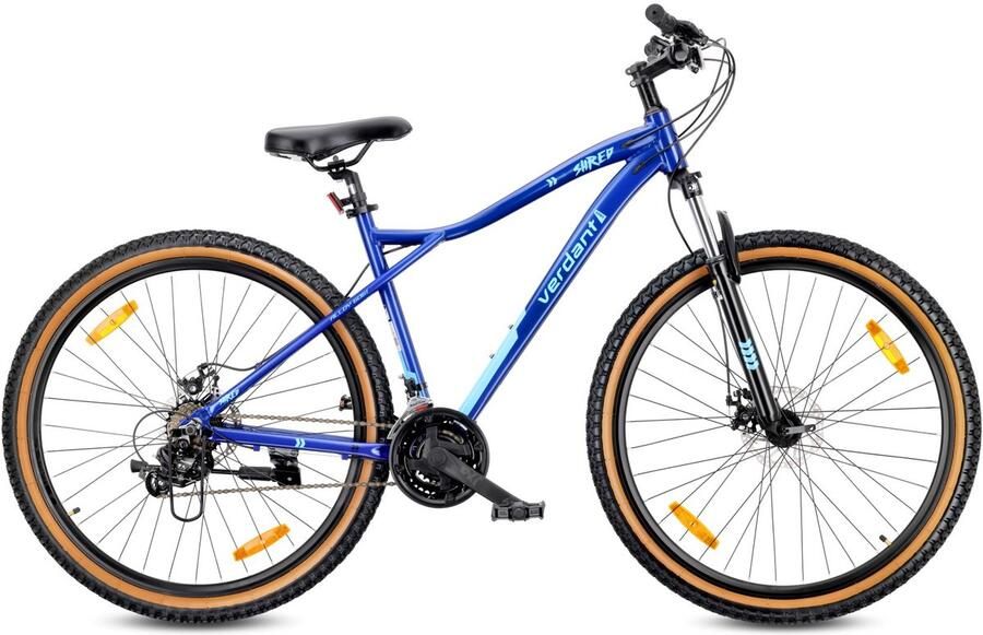 Sun Baby VERDANT SHRED Mountainbike 29 MTB-fiets voor en fiets 29 inch aluminium frame schijfrem 21 versnellingen Blauw