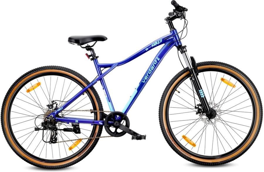Sun Baby VERDANT SHRED Mountainbike 29 MTB-fiets voor en fiets 29 inch aluminium frame schijfrem 7 versnellingen Blauw