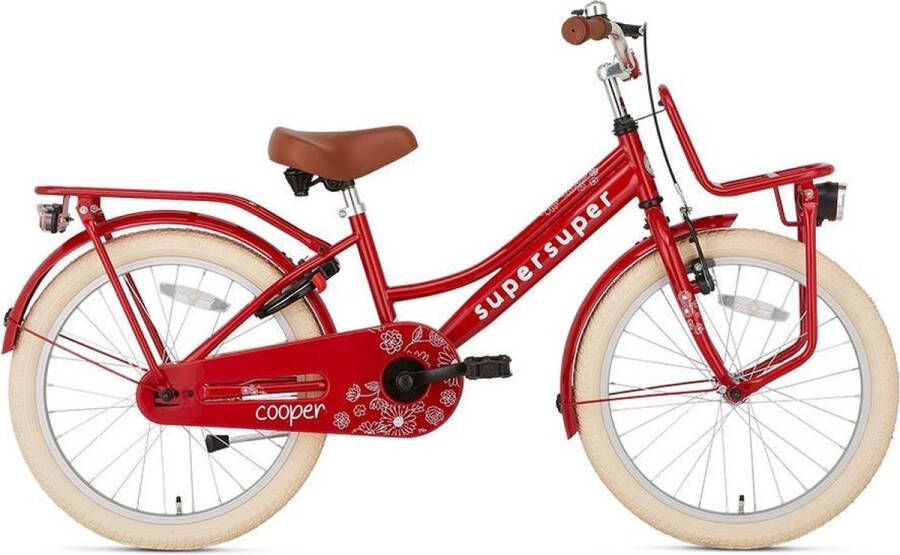 Supersuper Cooper 20 Inch 31 75 Cm Meisjes Terugtraprem Rood