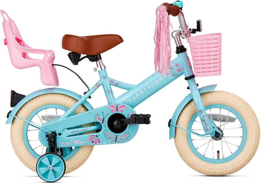 Supersuper Little Miss 12 Inch 21 5 cm Meisjes Terugtraprem Turquoise Roze