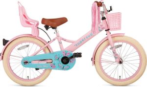 Supersuper Little Miss Kinderfiets Meisjesfiets 18 inch Roze