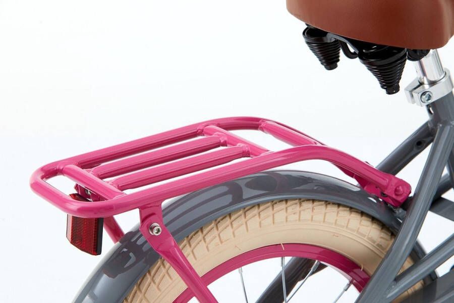 Supersuper Lola 16 Inch 25 4 cm Meisjes Terugtraprem Roze Grijs - Foto 1