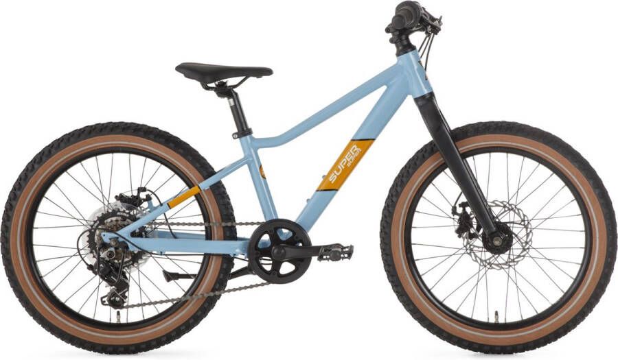 Supersuper Xplore Kinder Mountainbike 20 inch 7 versnellingen Blauw