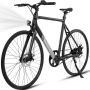 TAB Elektrische Fiets Urban Street Pro 28 Inch Lichtgewicht Citybike 252Wh Geïntegreerde Accu 250W Achterwielmotor Rie aandrijving Tektro Mechanische Schijfrem 700x28C Stadsbanden LCD Display Zwart - Thumbnail 1