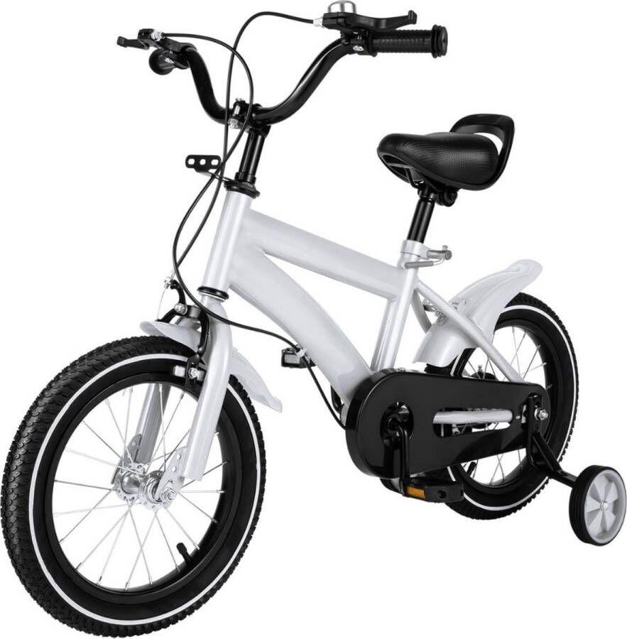 Thuys – Kinderfiets Vanaf 3 jaar – Loopfiets – Met Wieltjes – 14 Inch – In Hoogte Verstelbaar – Voor En
