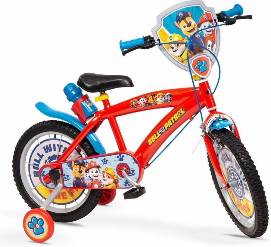 TMS Paw Patrol Kinderfiets 16 Inch Czerwony Veiligheid en Stabiliteit
