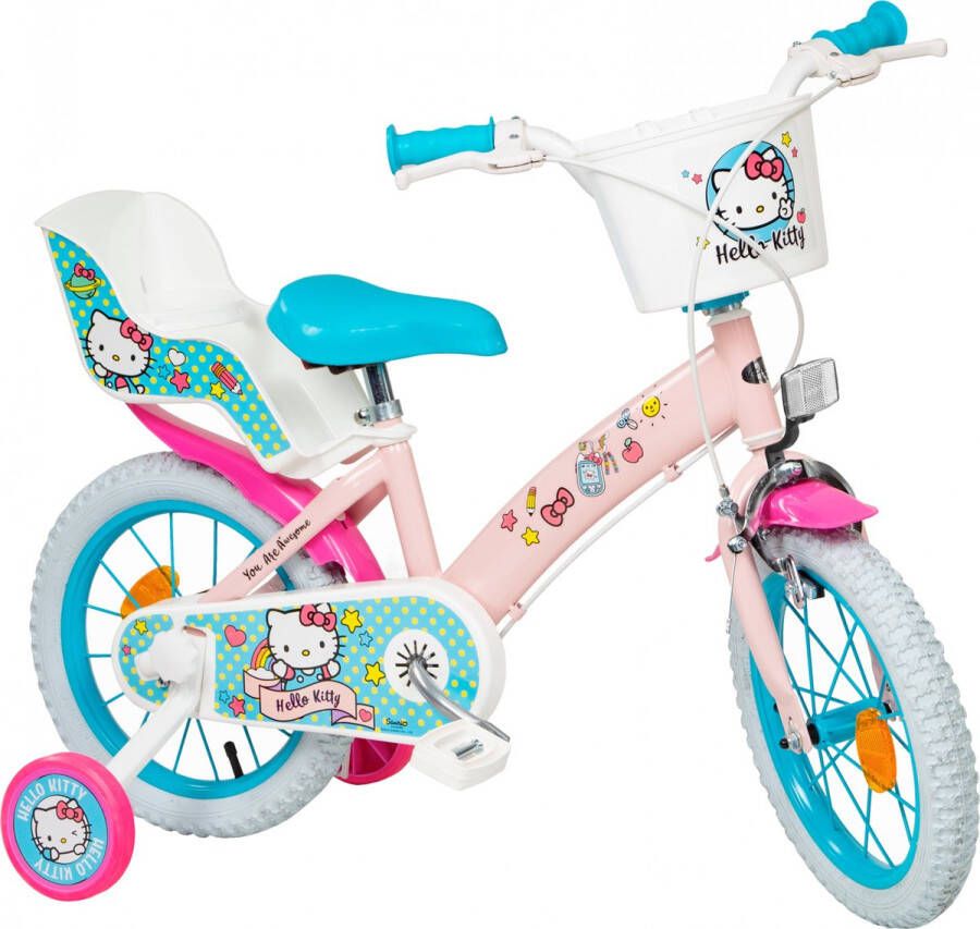 Toimsa Hello Kitty 14 Inch 23 5 cm Meisjes Trommelrem Lichtroze