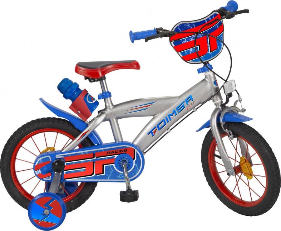 Toimsa Silver Series Kinderfiets Mannen Zilver;Blauw 16