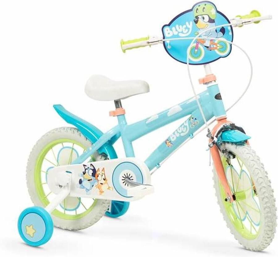 Toimsa Bluey Serie Kinderfiets 14 inch Zacht Zadel Zijwieltjes