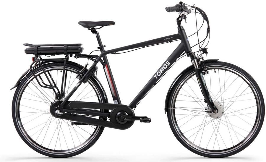 Tomos EB 02 E-Gent N3 – Elektrische Herenfiets – 28 inch – Ananda Voorwielmotor – Shi o Nexus 3 Versnellingen – 468 Wh Accu