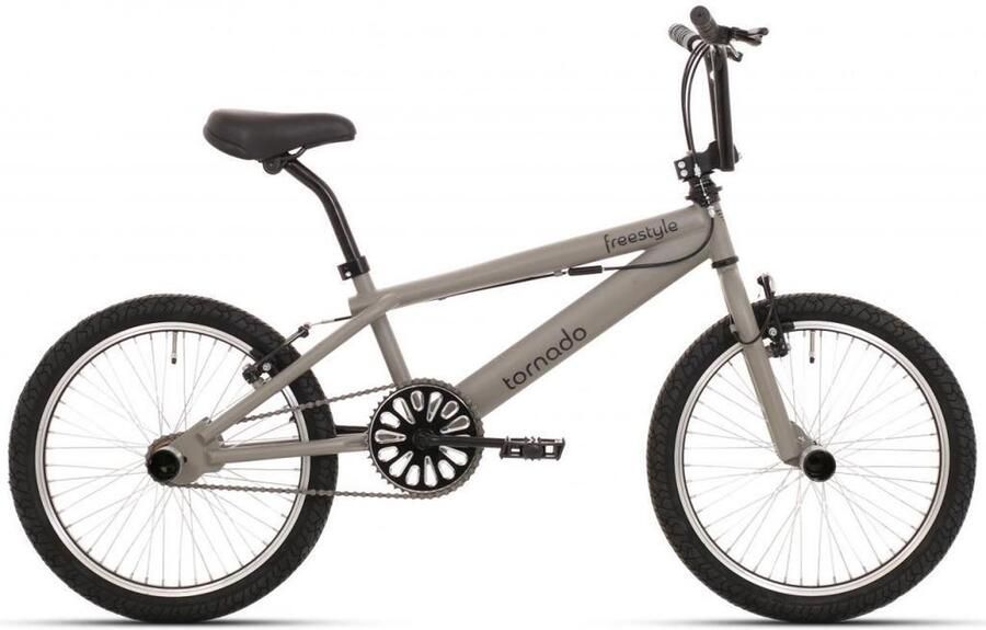 Tornado Freestyle Fiets Jongens en meisjes Grijs 20 Inch