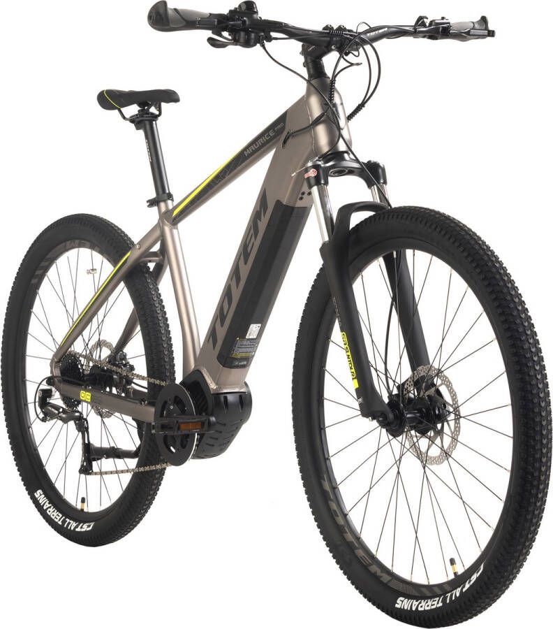 Totem Fiets (elektrisch) E-MTB Hardtail 29” Maurice Pro middenmotor 80NM 20Ah Grijs 48 cm