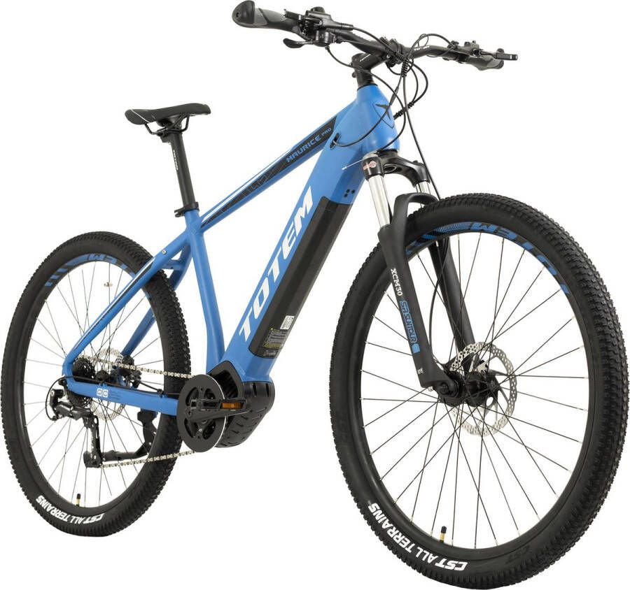 Totem Fiets (elektrisch) E-MTB Hardtail 29” Maurice Pro middenmotor 80NM 20Ah ijsblauw 48 cm