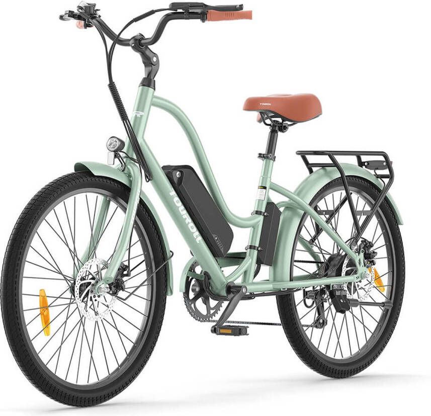Touroll B2 elektrische fiets 250 W motor 36 V 15 6 Ah accu 26*2 25 inch banden maximale snelheid 25 km u actieradius 100 km schijfrem en e-rem Shi o 7 versnellingen LED-display - Foto 2