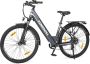 Touroll J1 ST 27 5 inch Trekking Bike met 250W Motor 36V 15.6Ah Batterij Max 100km Bereik 1.8 LCD Display Shi o 7-Speed Schijfrem Zwart - Thumbnail 1