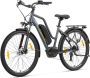 Touroll MA2 elektrische fiets 250W middenmotor 36V 13Ah accu 27 5 banden maximumsnelheid 25 km u maximaal bereik 100 km hydraulische schijfrem verende voorvork met lockout Shi o 7-speed Donkergrijs - Thumbnail 6