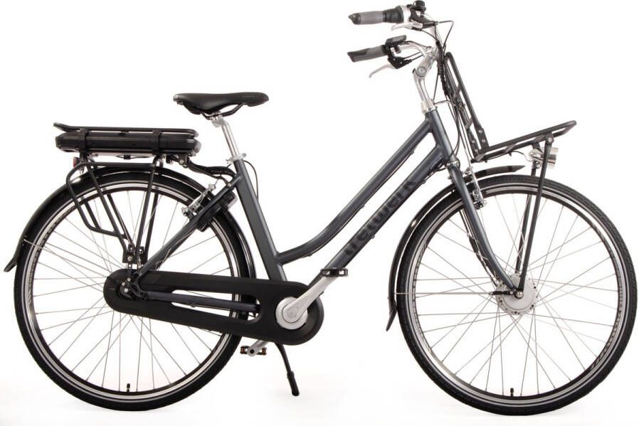 Tretwerk E-Cargo Elektrische Transportfiets E-bike 28 Inch Damesfiets 7 Versnellingen V-Brakes Antraciet