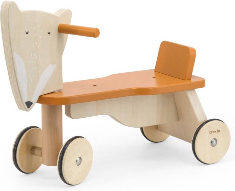 Trixie Baby Trixie Houten fiets 4 wielen Loopfietsen Mr Fox