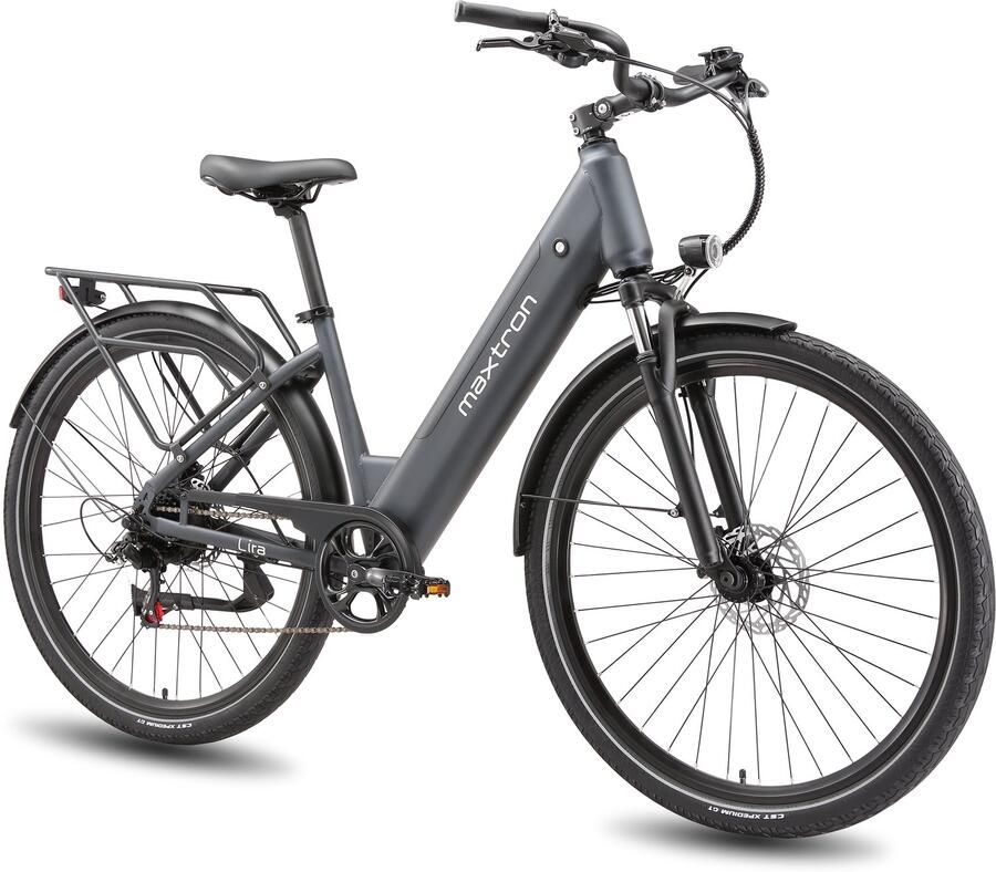 TTGO C7 SE Elektrische Fiets – 648Wh Lithium Accu – Actieradius tot 150 km – 36V 250W Middenmotor – Hydraulische Schijfrem – 28×2.0 inch Banden – Shi o 9 Versnellingen – Aluminium Frame – LCD Display – Elektrische Stadsfiets – Grijs - Foto 2