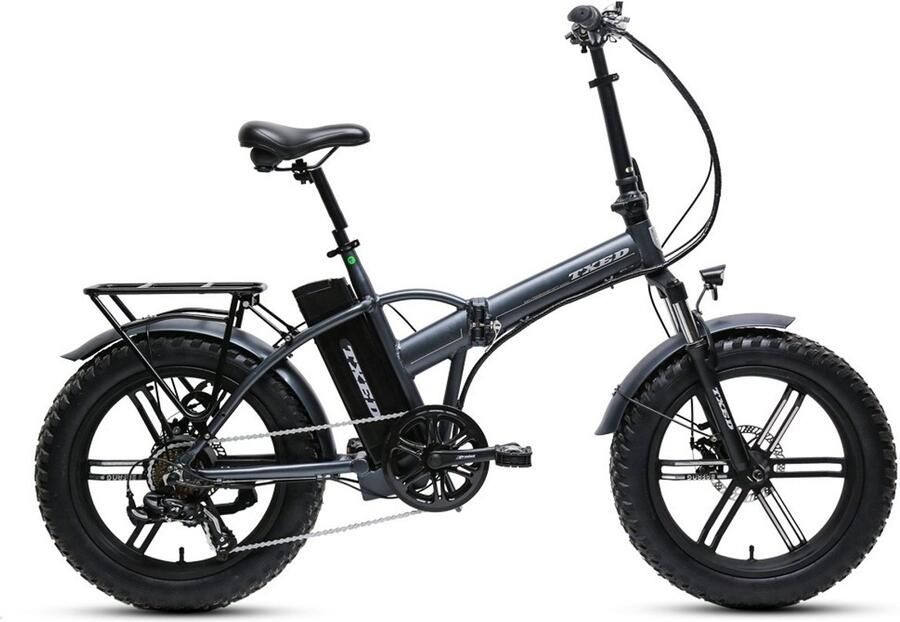 Fattire Grunberg E-Transformer Fatty opvouwbare e-bike 250 Watt motorvermogen maximale snelheid 25km u 20 banden 7 versnellingen
