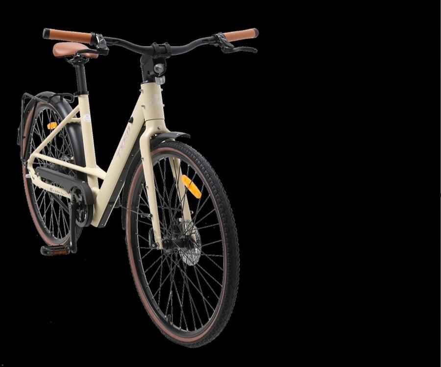 TXED Urban e-bike met riem en actieradius 60-80 km