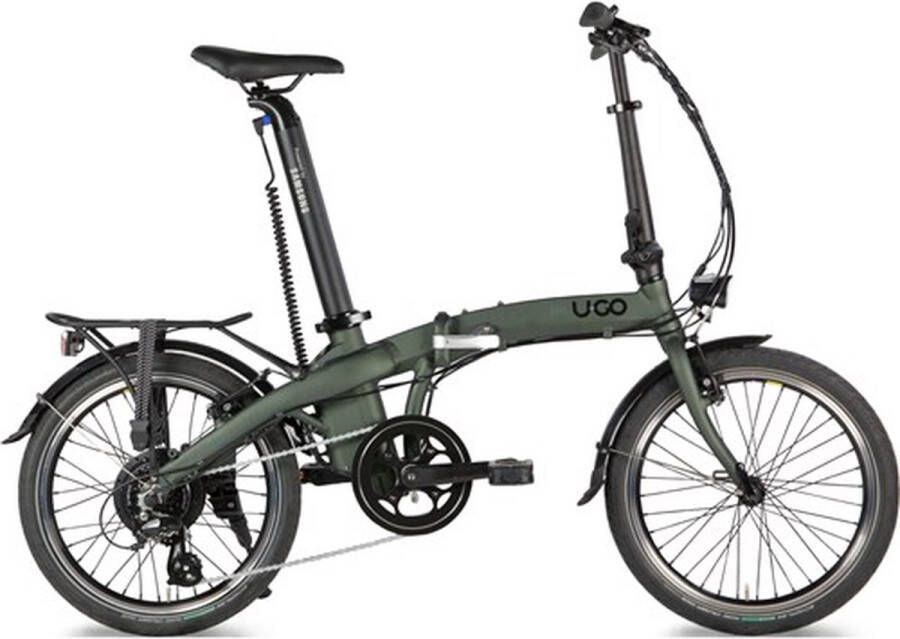 Merkloos Sans marque U.go 20 inch vouwfiets dare ed7 7v derailleur forest green