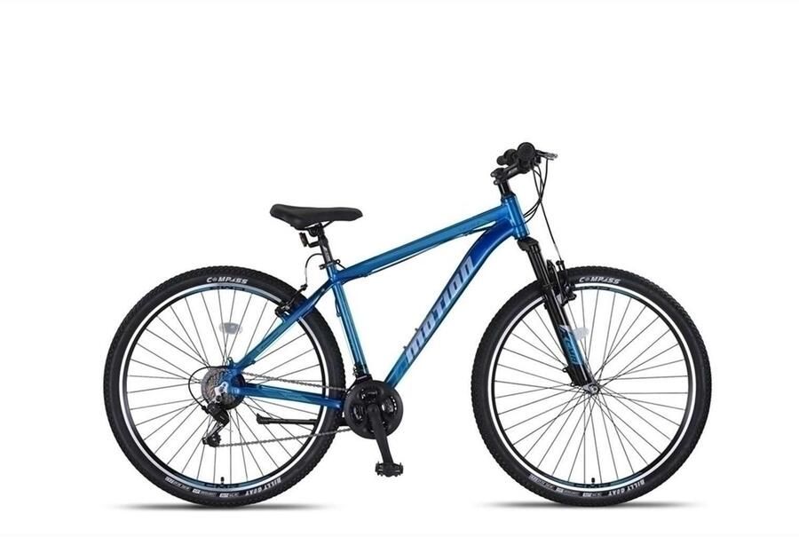 Umit 4 Motion MTB 27.5 Inch 47 cm Unisex 21V V-Brakes Blauw Zwart - Foto 2
