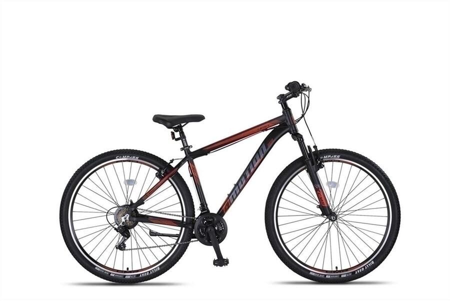 Umit 4 Motion MTB 27.5 Inch 47 cm Unisex 21V V-Brakes Zwart Rood - Foto 2