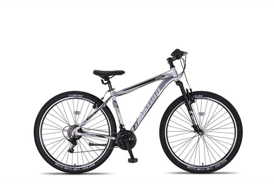Umit 4 Motion Mountainbike 29 inch 50cm V-Brakes 21v Chroom Zwart - Foto 2