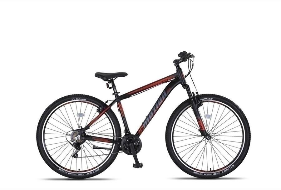 Umit 4 Motion Mountainbike 29 inch 50cm V-Brakes 21v Zwart Rood - Foto 2